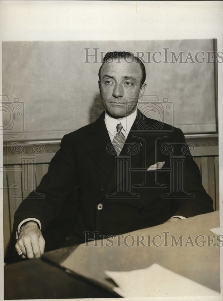 1931 Press Photo John J Dunnigan of Hofstader Legislative Committee New York