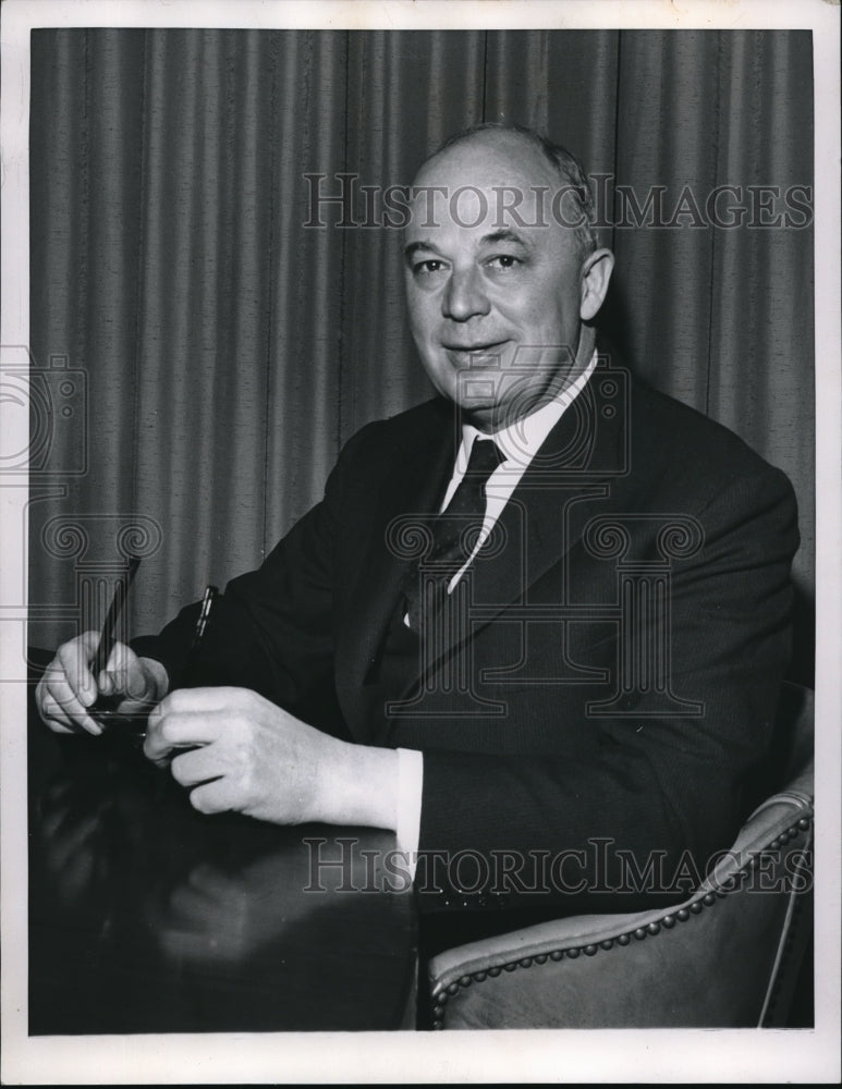 1960 Press Photo Frederick M. Eaton, New York Attorney