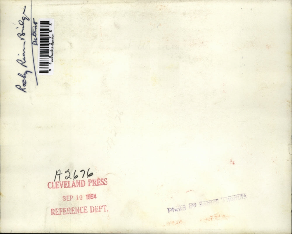 1954 Press Photo Rodny River Bridge