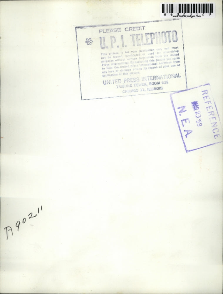 1959 Press Photo Indianapolis Ind Connie Nicholas 1st degree murder trial