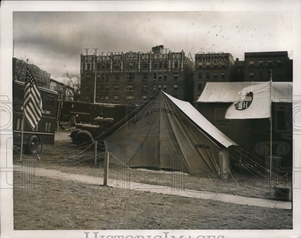1940 Press Photo U.S. Mobile Field Hospital presented to Great Britain
