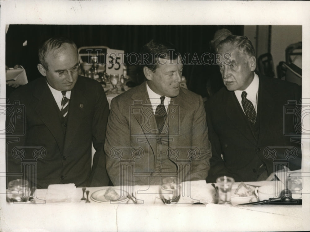 1932 Press Photo Mayor Joseph McKee New York Philadelphia Unemployment Relief