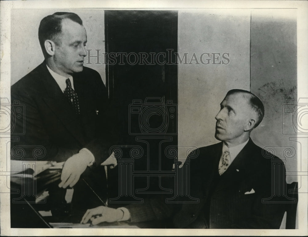 1931 Press Photo Major Charles Shepard Murder Trial Appeal Sheridan Farrell