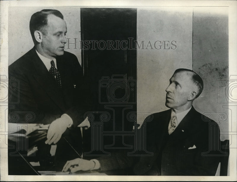 Load image into Gallery viewer, 1931 Press Photo Major Charles Shepard Murder Trial Appeal Sheridan Farrell
