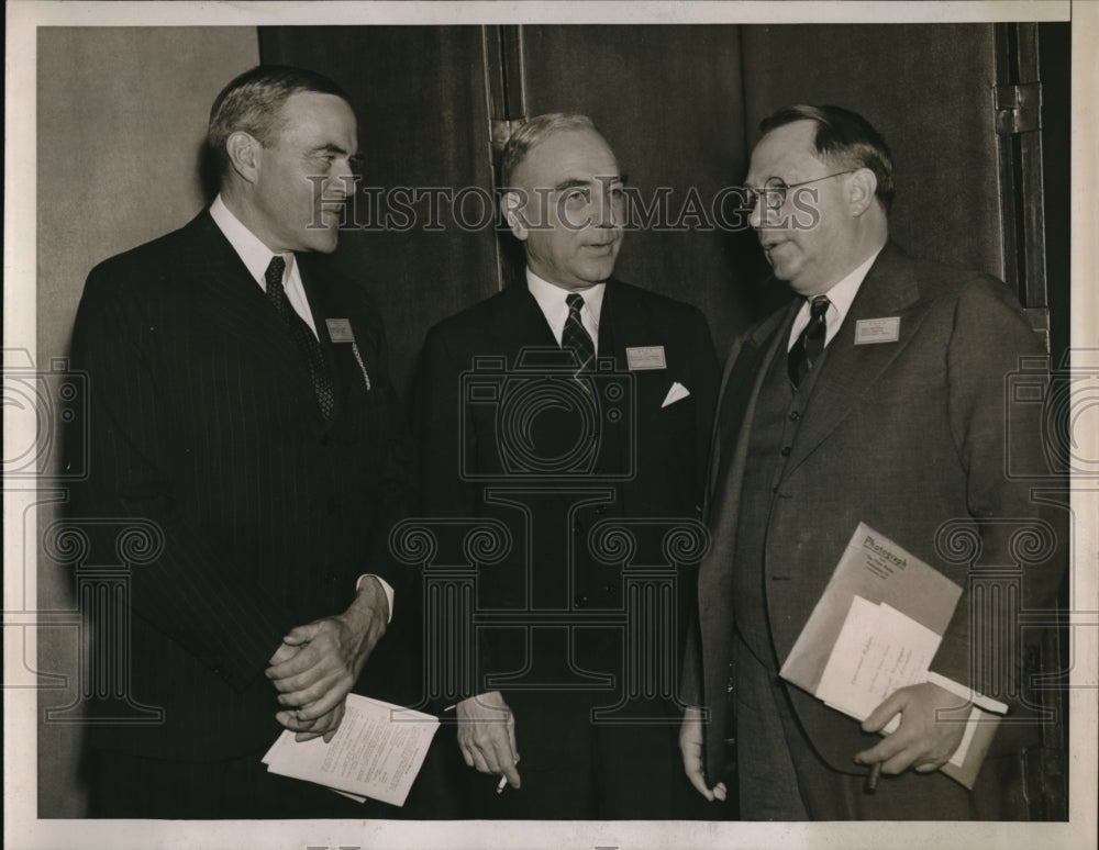 1938 Press Photo American Newspaper Publishers Association Speakers Waldorf- Historic Images