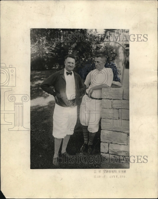 1930 Press Photo John C. Grover and Clyde McBride
