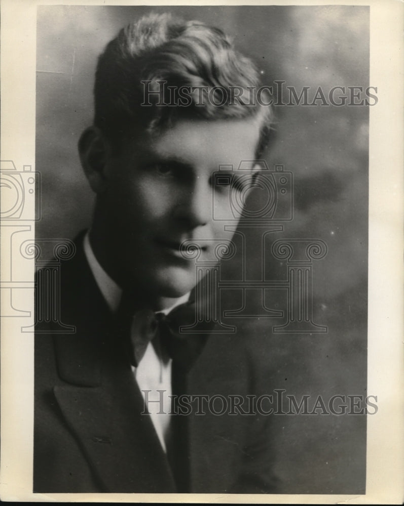 1930 Press Photo George L Gottschall baritone of Lovelock Nev