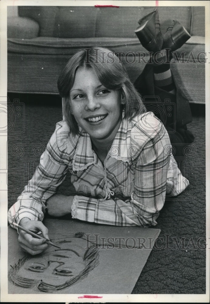 1976 Press Photo Sandra Walchko Nayworth Academy in Parm Ohio