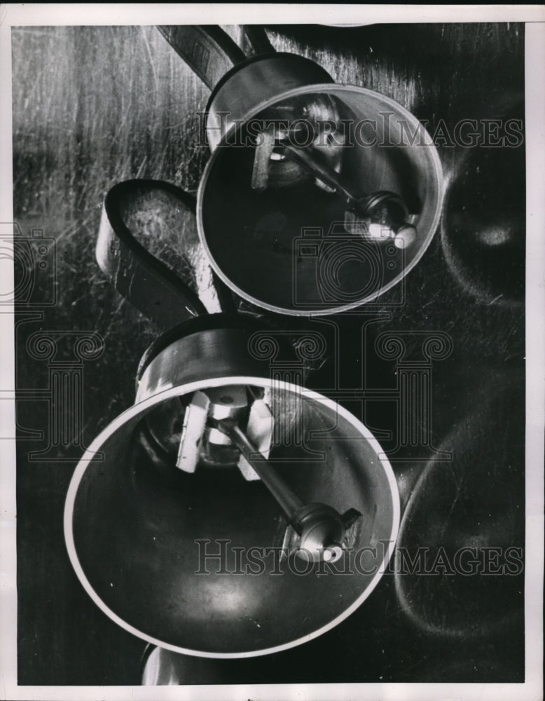 1951 Press Photo Ancient Bells Ring Out in Boston.