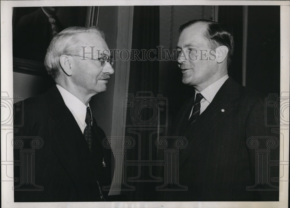 1939 Press Photo Philadelphia Pa Edwin Conklin VP US Philosophical Society