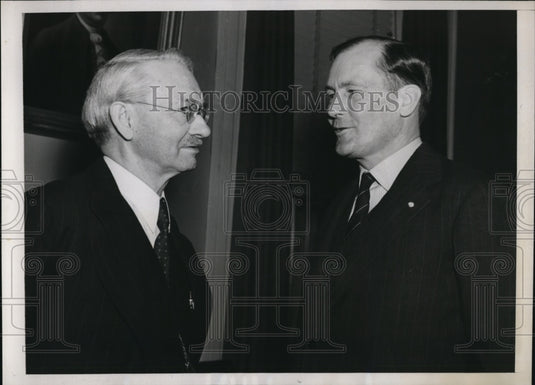 1939 Press Photo Philadelphia Pa Edwin Conklin VP US Philosophical Society