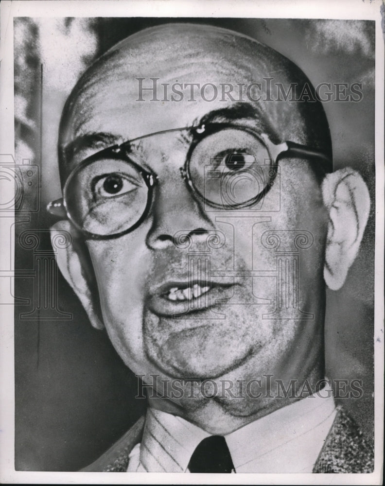 1953 Press Photo Leo Rover, Washington D.C. Attorney portrait