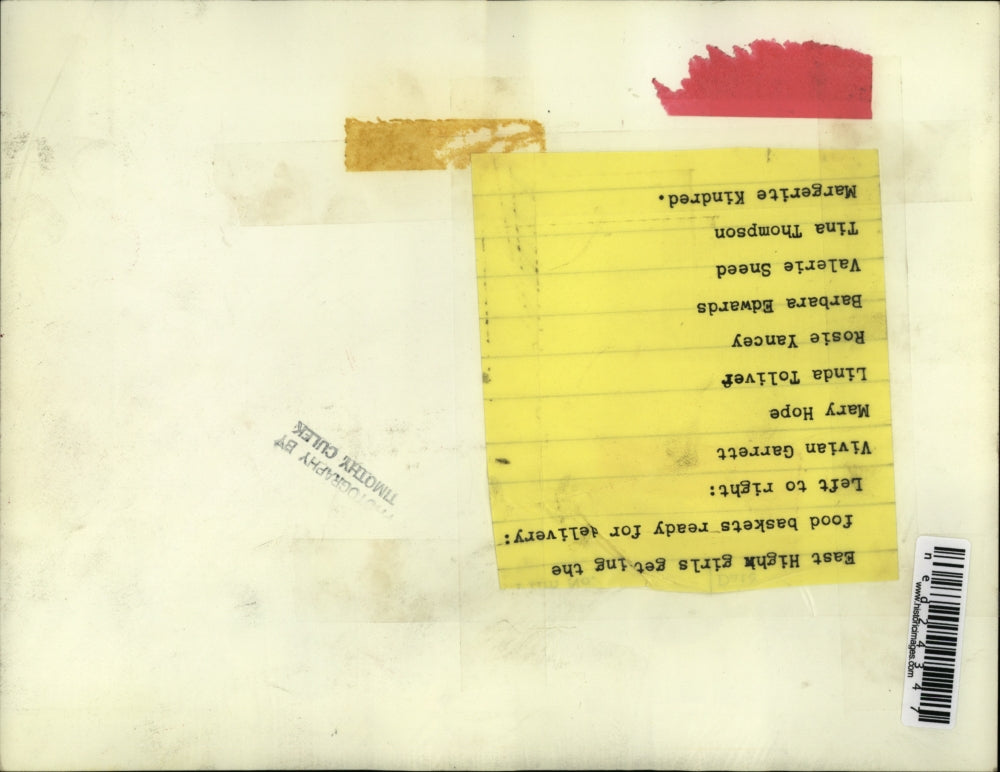 Press Photo East HS girls V Garrett, M Hope, L Toliver, R Yancey,B Edwards