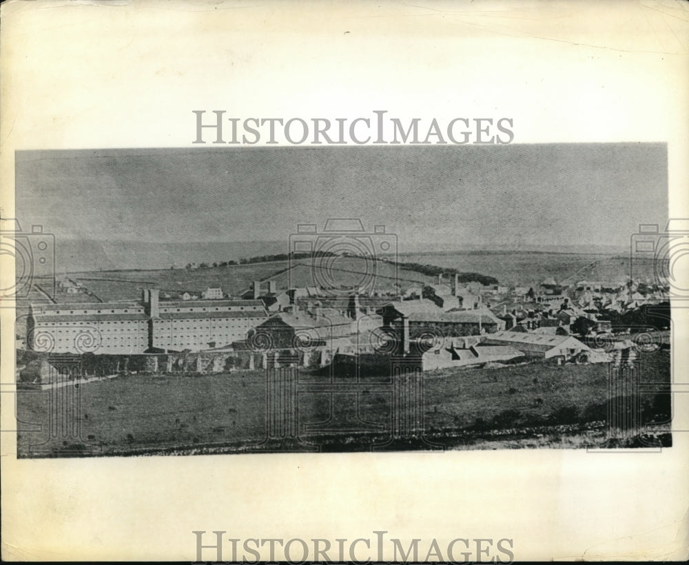 1932 Press Photo London England Dartmoor prison in Moorish hills