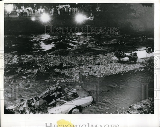 1969 Press Photo Washington Violent thunderstorm his Metropolita n area