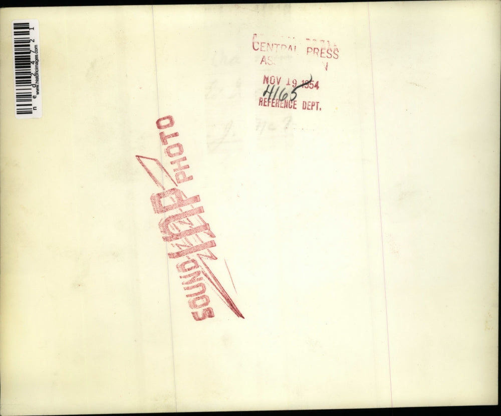 1954 Press Photo Mr. Faris, Thomas O'Neil, Harry Wismer. At Tribute to Wismer