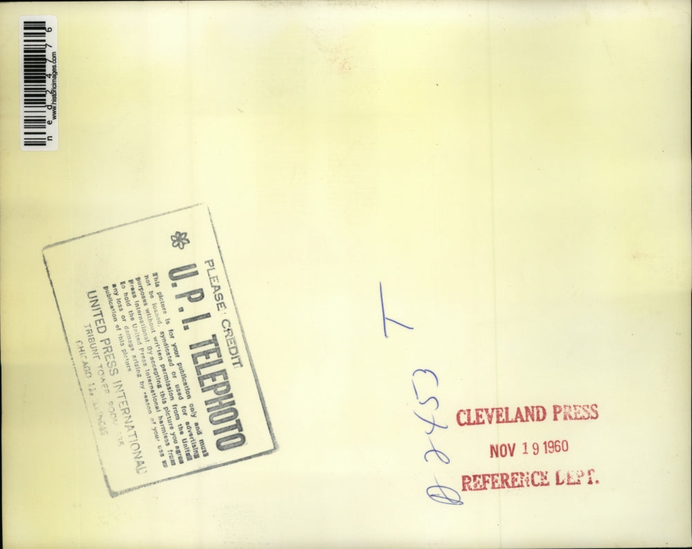 1960 Press Photo Director of the san Francisco Zoological Society,