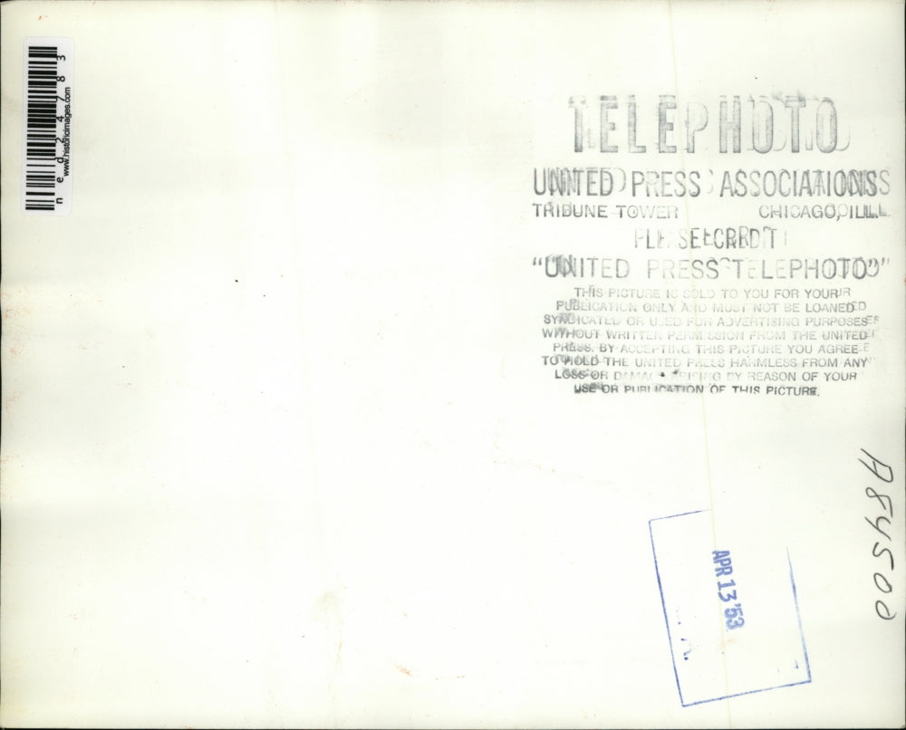 1953 Press Photo End of alleged murder trail through NY and central