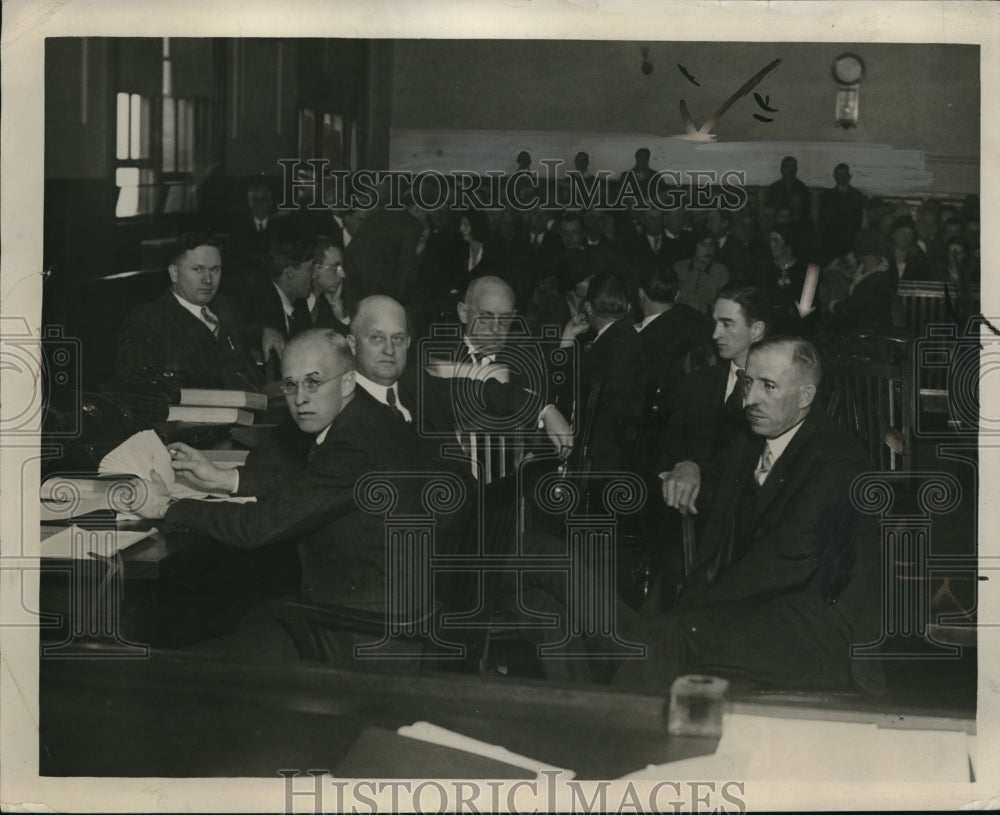 1930 Press Photo Major Charles Shefard on trial for murdering his wife