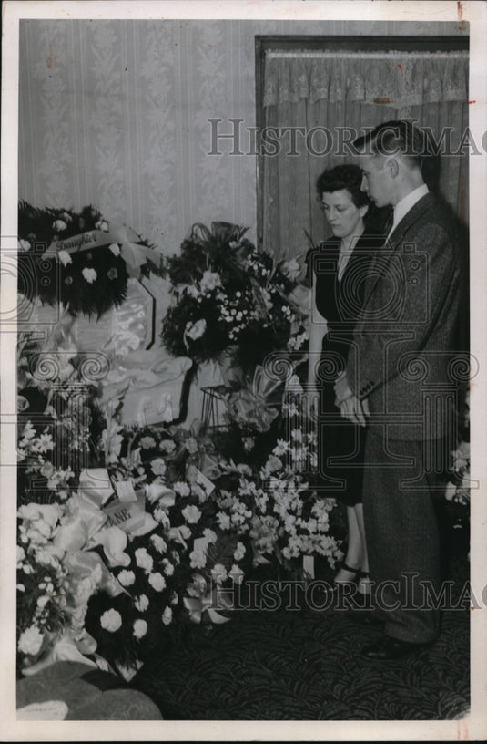 1947 Press Photo Mr and Mrs Leo Brand
