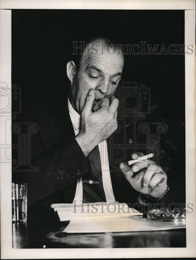 1939 Press Photo Joseph Curran President of National Maritime Union