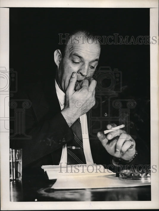 1939 Press Photo Joseph Curran President of National Maritime Union