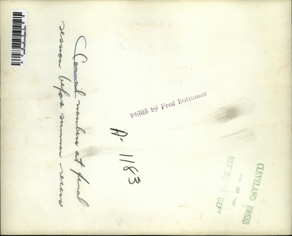 1948 Press Photo Council Members at Final Session Before Summer Recess