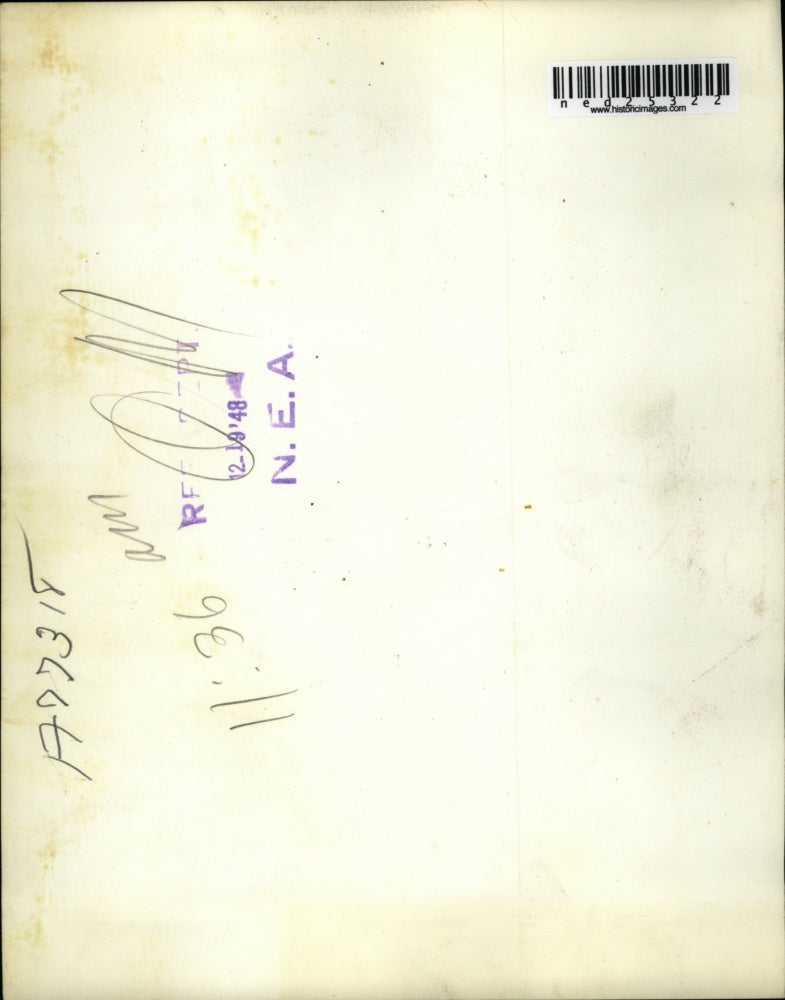 1948 Press Photo New York Iris Mountbattan LaQuardia Field London British Royal