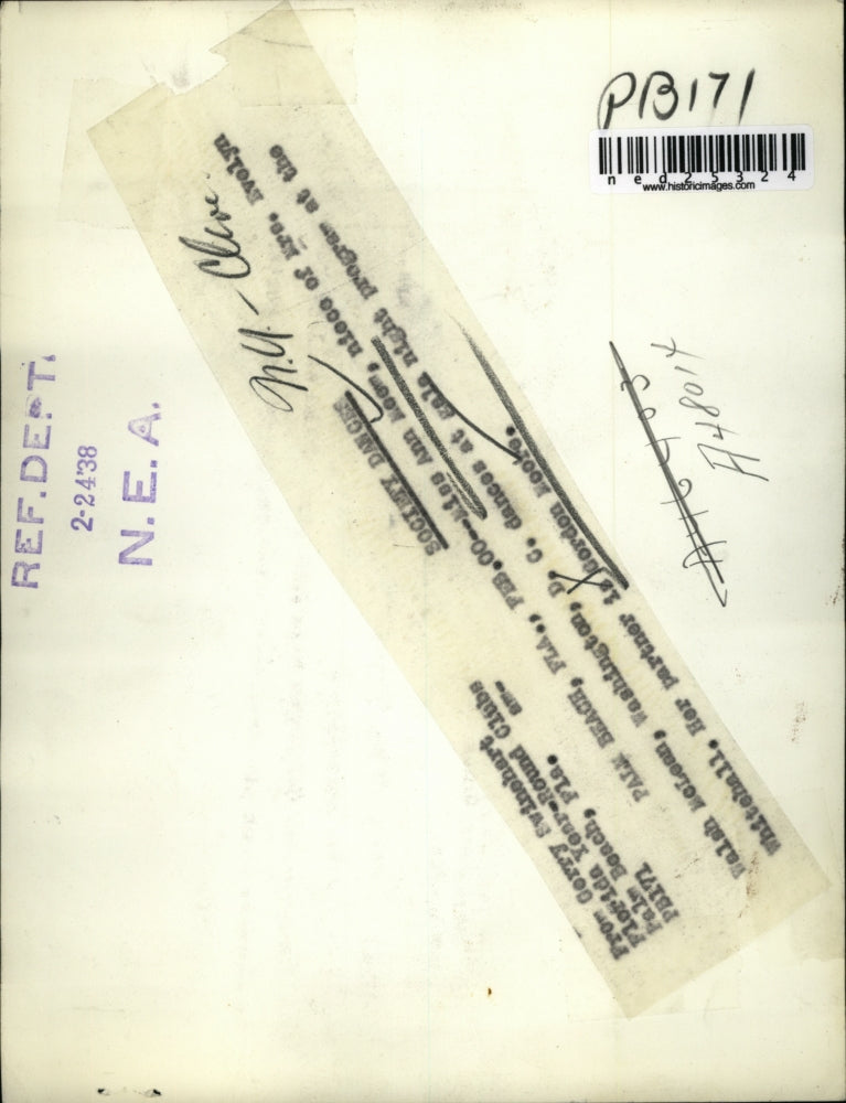 1938 Press Photo Gerry Swinehart Palm Beach Floirda Ann Noom Evelyn Walsh McLean