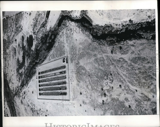 1970 Press Photo Aerial View of Flushing Meadows in Phoenix, Arizona.