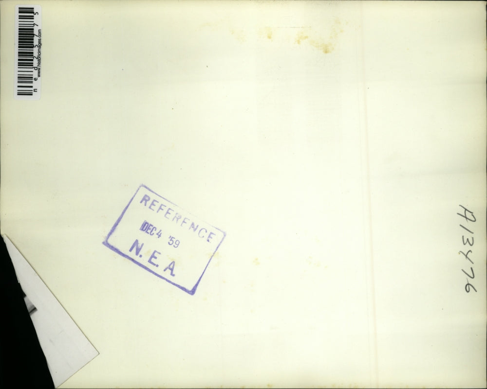 1959 Press Photo Harlow H. Curtice, President of General Motors, in Office