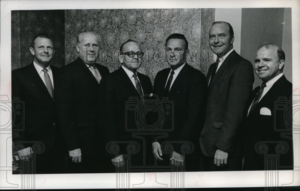 1969 Press Photo Bernie Gerecke, John B Leonard, Frank C Baumholtz,Marshall C