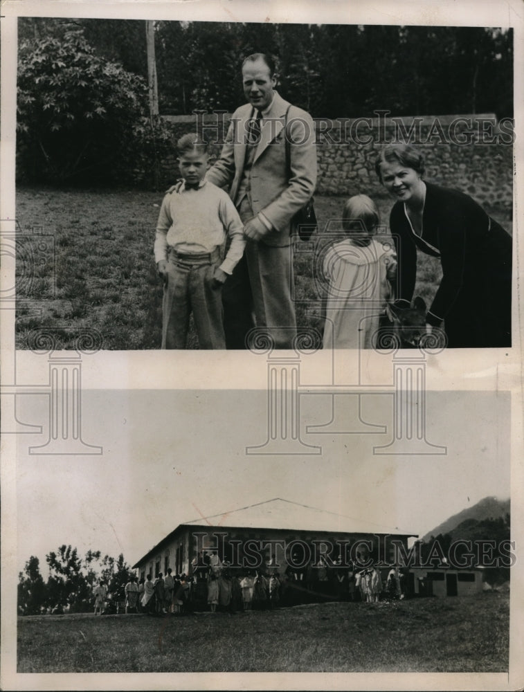 1935 Press Photo As Africa gets a taste of Modern Warfare, Medical man