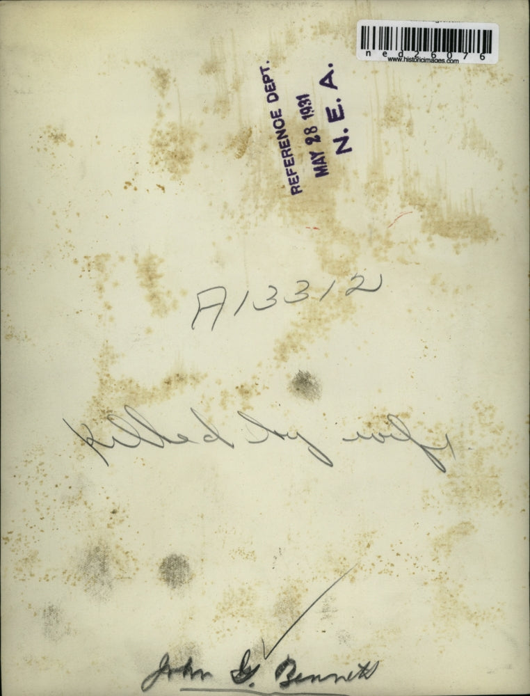 1931 Press Photo John S. Bennett