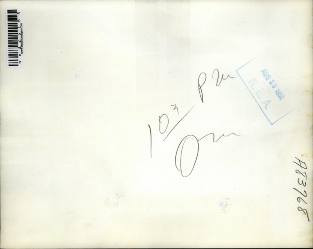 1952 Press Photo Mrs. Lillian Bradley held without bail for beating 5-year old