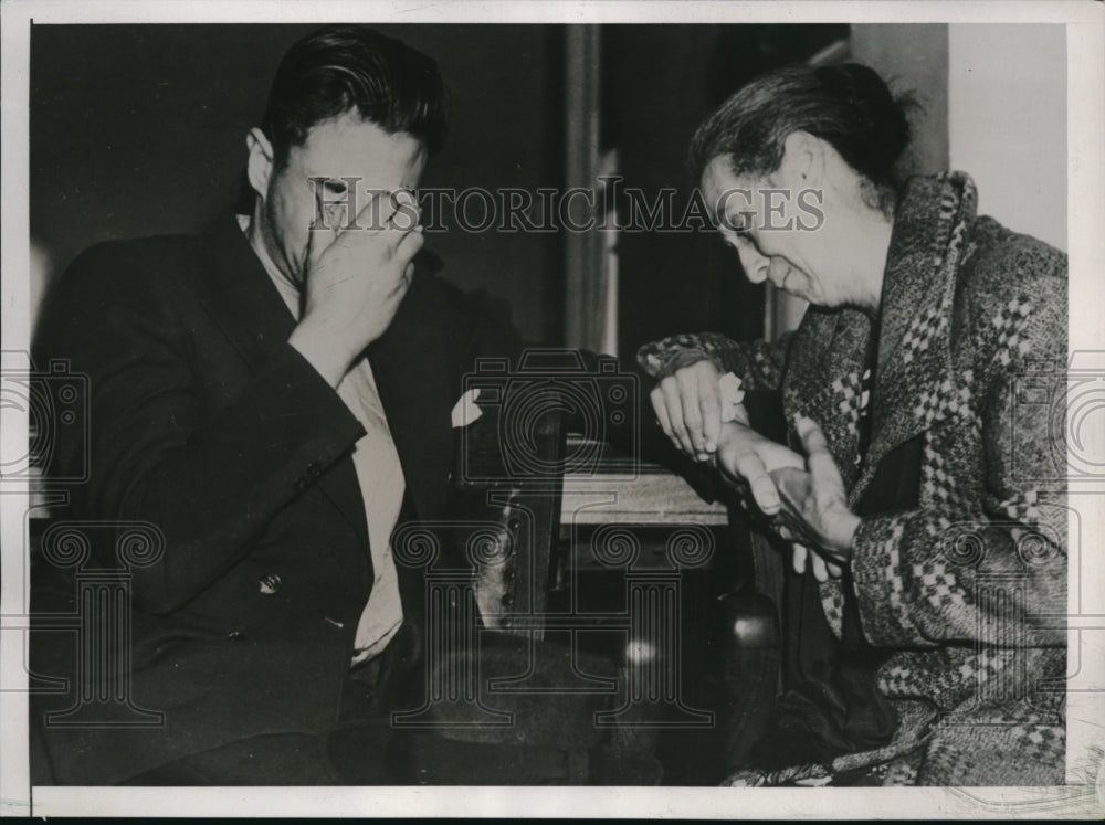 1937 Press Photo Taylor Black Son Killed Los Angeles California Flora James