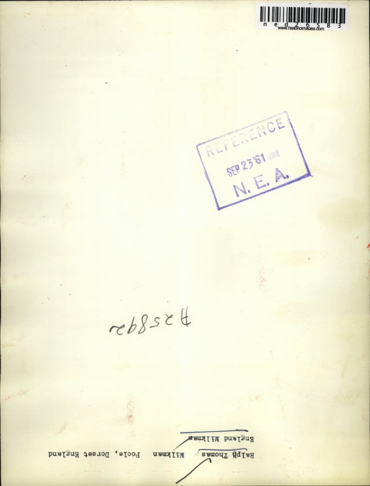 1961 Press Photo Ralph Thomas England Milkman