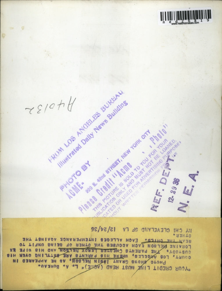 1936 Press Photo Grant Irwin Nelson custody battle with C.L. Nelson & L. Nelson