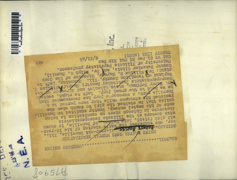 1946 Press Photo Robert Beatty Lois Nelson Barry Hoffman William Wayland William