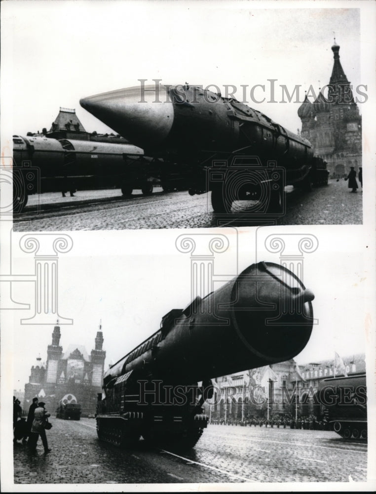 Load image into Gallery viewer, 1965 Press Photo Moscow celebrated the 48th anniversary of Bolshevik Revolution
