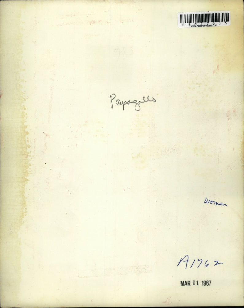 1967 Press Photo Papogallo