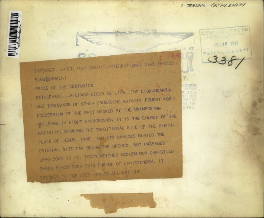 1945 Press Photo Richard Coeur De Lion (The Lion-Heart) and thousands