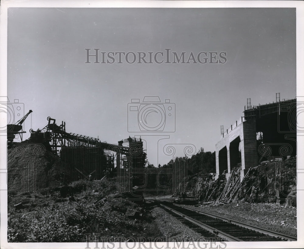 1954 Press Photo Trans-Canada High way from Atlantic to Pacific