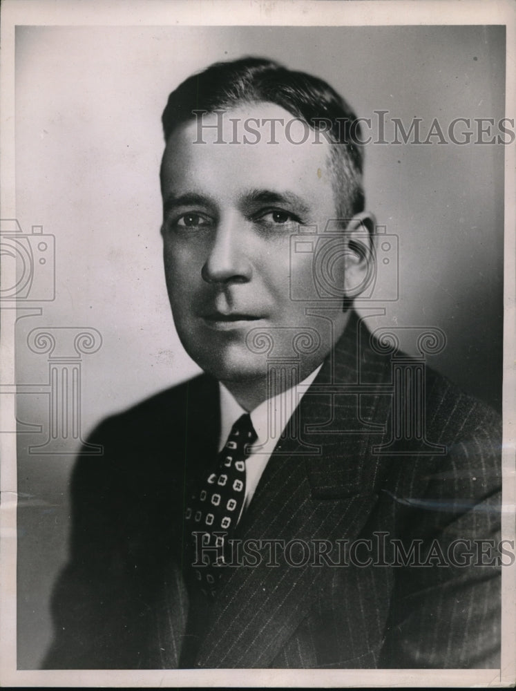 1935 Press Photo Herbert W. Walker, Vice President and General Manager, NEA