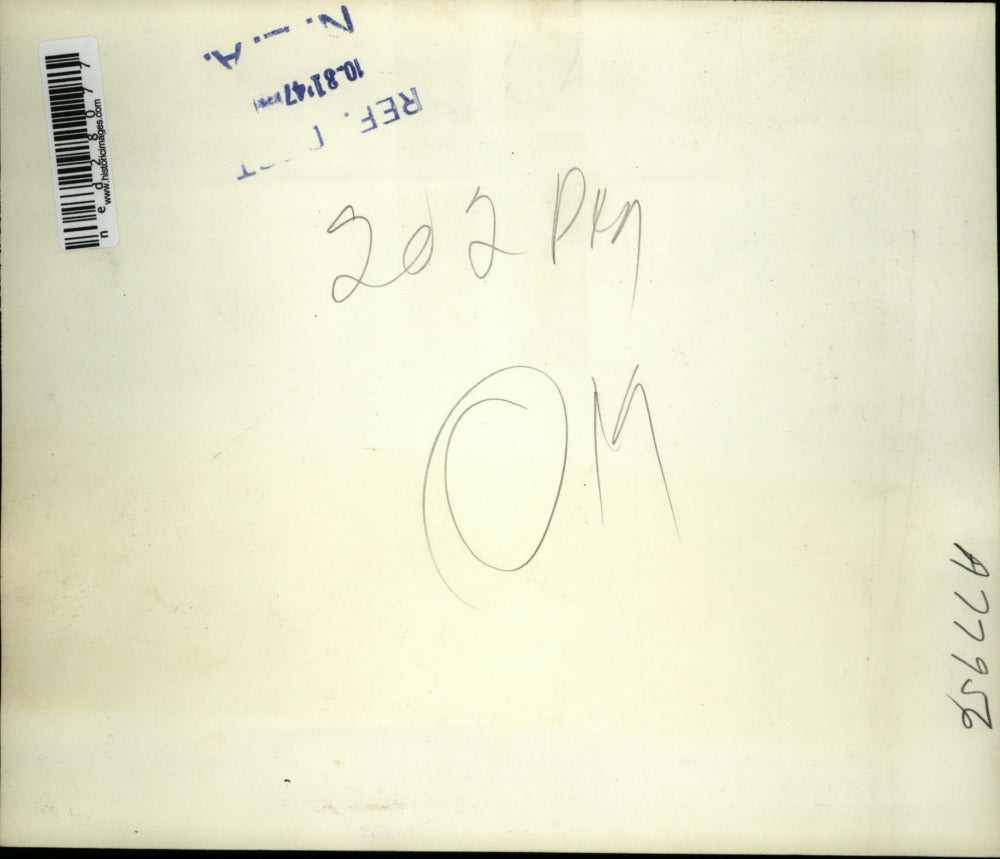 1947 Press Photo Mrs. H. S. Bradford holding a baby she came to U.S. to adopt