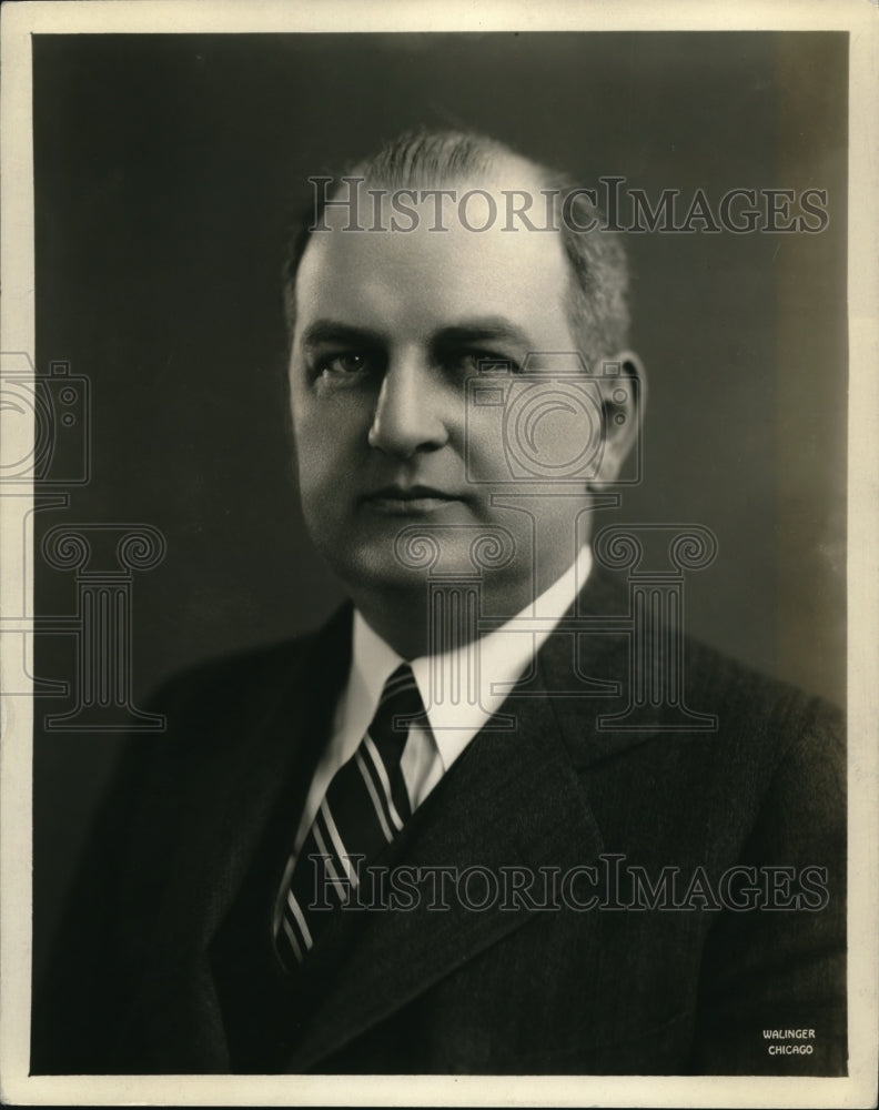 1938 Press Photo John McNamara Director of Cleveland Hospital Service Associates