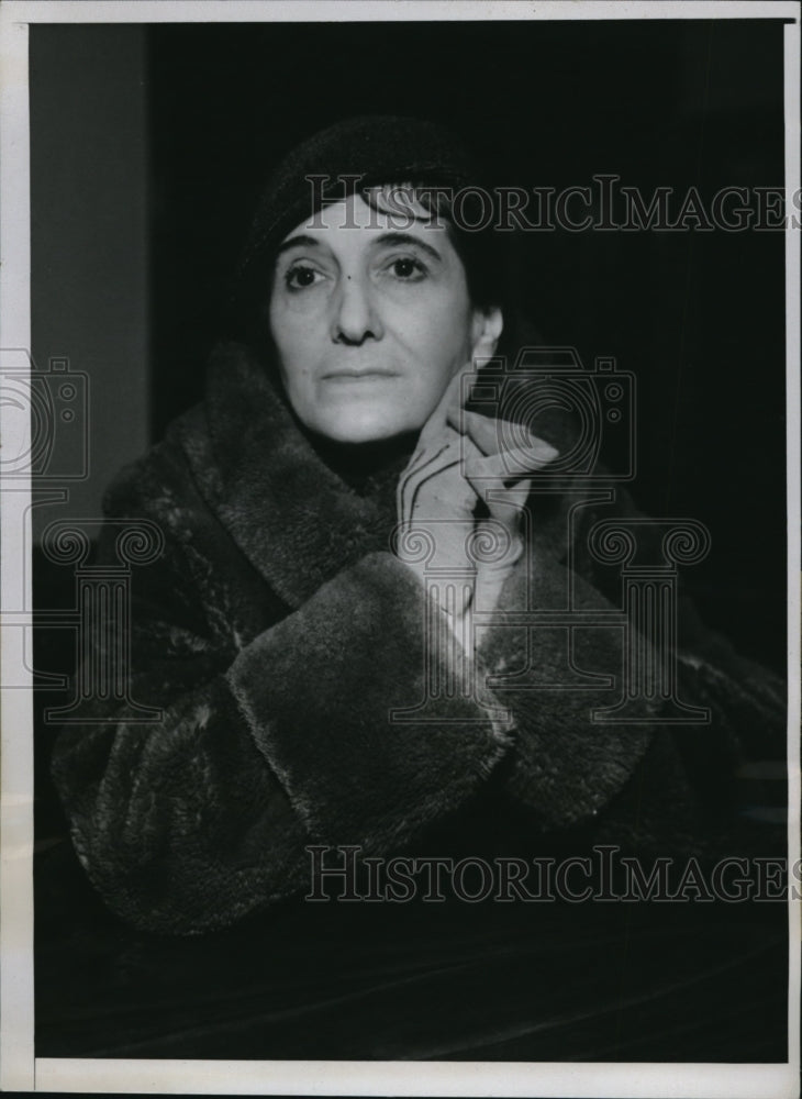 1934 Press Photo Josa Melville suing Metro-Goldwyn-Mayer Studios