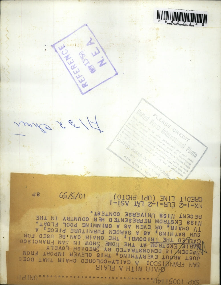 1959 Press Photo Marie Ekstromat home show in San Francisco