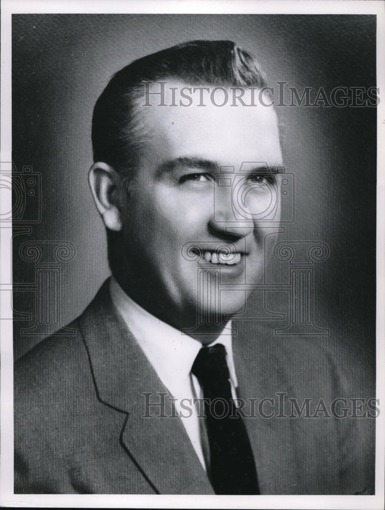 1961 Press Photo Stanley Klonowski, Jr. self-portrait
