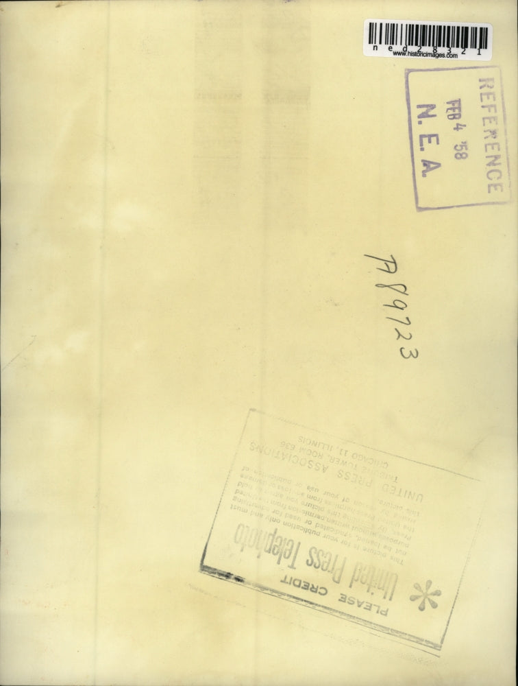 1958 Press Photo Los Angeles Maurice Oliver hospitalized as result of attack on